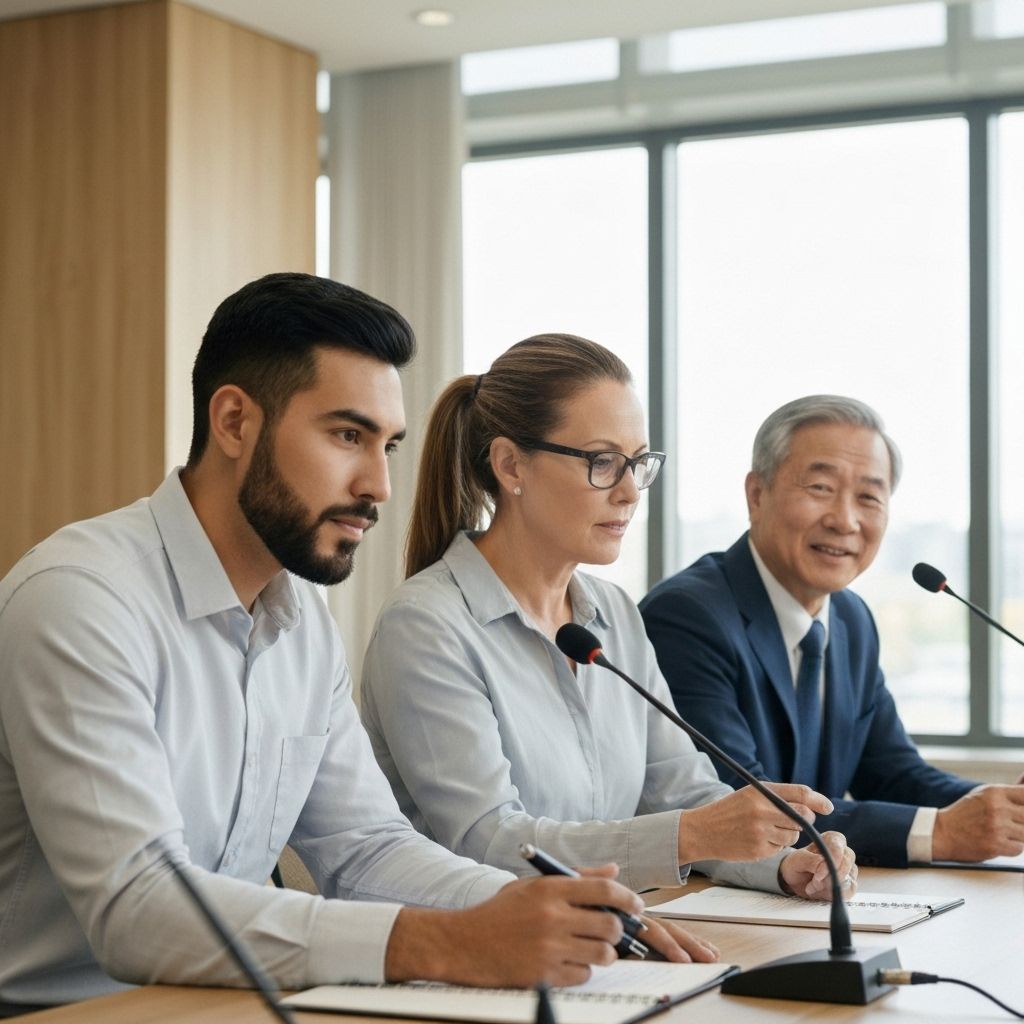 Certified interpreter, confident and professional